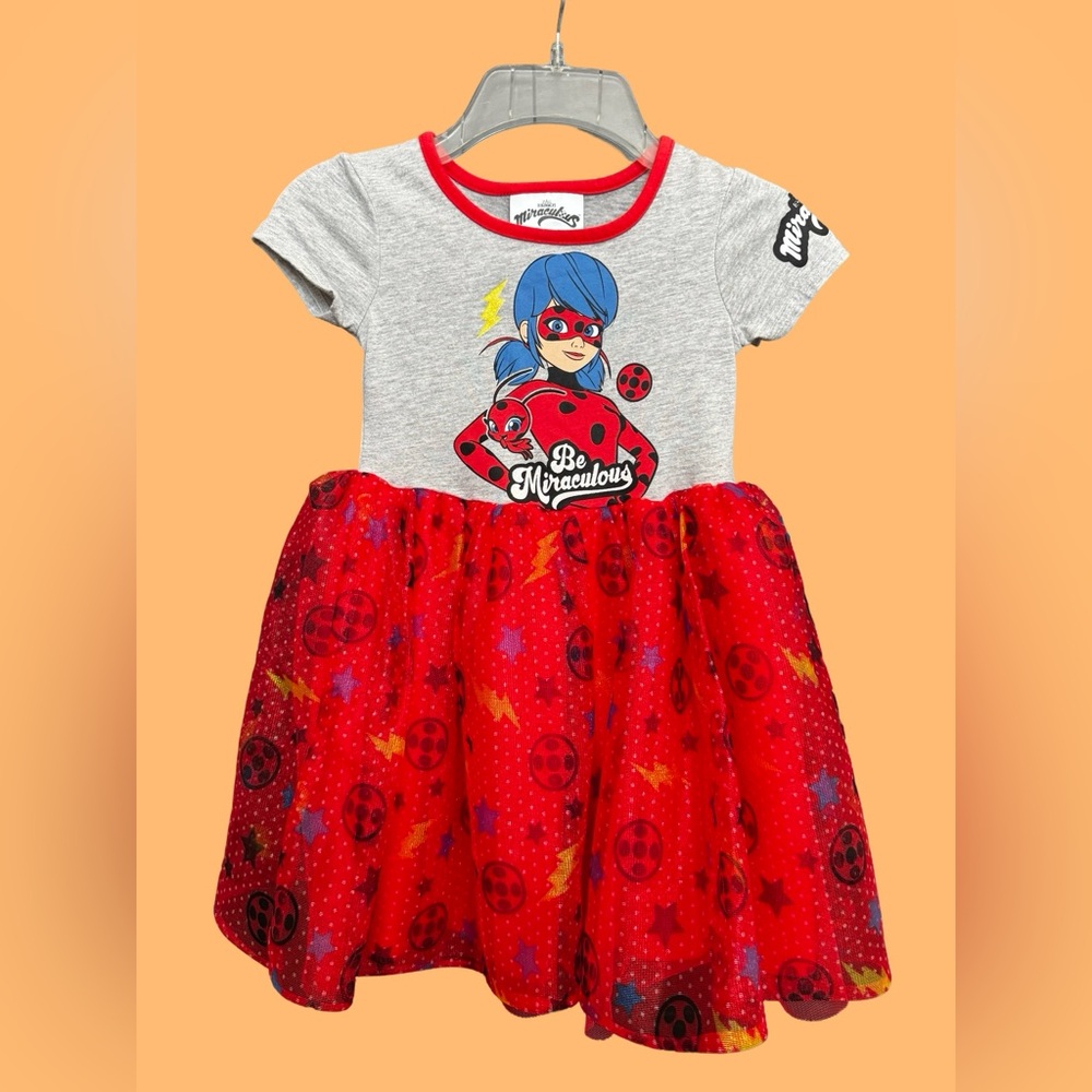Miraculous Ladybug Bug Dress Size 4T